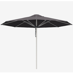 Furniture: Shade7 Milan Outdoor Umbrella - Charcoal - 4.0m Octagonal