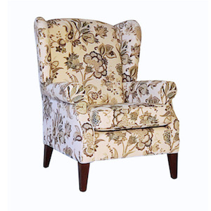 Furniture: Raphael Wingback Chair - Custom NZ Made