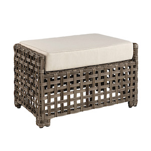 Artwood Monterey Outdoor Ottoman - Classic Grey