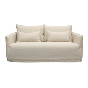 Furniture: Seagrove Slipcover Sofa - 2.5 Seater - Natural