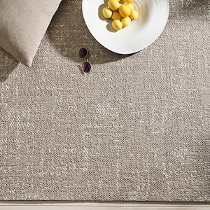 Baya Rattan Outdoor Rug - Whitewash - 200cm x 300cm