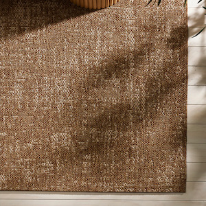 Furniture: Baya Rattan Outdoor Rug - Barley - 160cm x 230cm