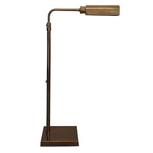 Apartmento Adjustable Floor Lamp - Antique Brass