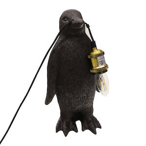 Penguin Table Lamp - Black