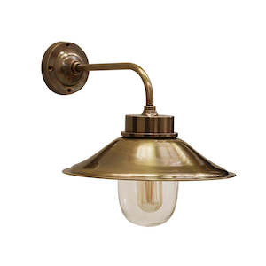 Outdoor IP54 Cape Cod Brass Wall Lamp