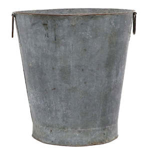 Extra Large Iron  Tapered Planter