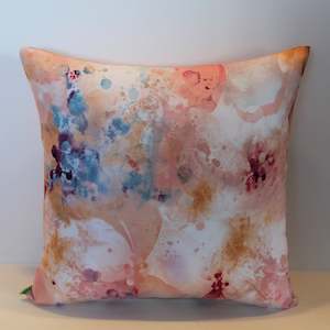 Pastel Pink Water-colour - Cushion Cover - 45cm x 45cm