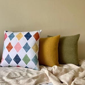 Colourful Diamond Set - Cushion Cover Set