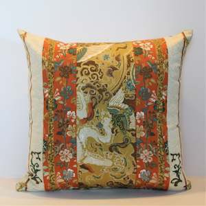 Mustard & Orange Vintage - Cushion Cover - 45cm x 45cm