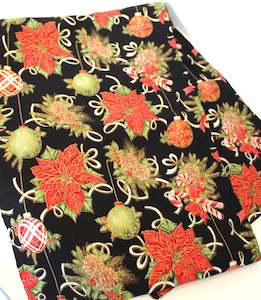 Poinsettia Christmas- Christmas Table Runner