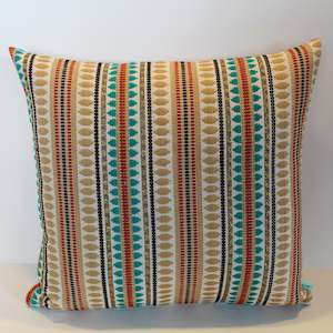 Turquoise & Sand - Cushion Cover - 48cm x 48cm