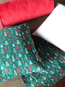 Pillow or cushion: Green Christmas Trees - Full Christmas Bundle