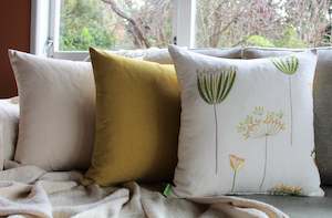 Pillow or cushion: Dandelion Embroidery Set - Cushion Cover Set