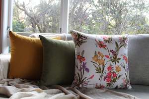 Painted Floral Bunch Set - Cushion Cover Set