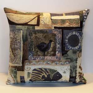 Collage Sea - Cushion Cover - 44cm x 45cm