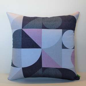 Seemless Geo Blue - Cushion Cover - 50cm x 50cm