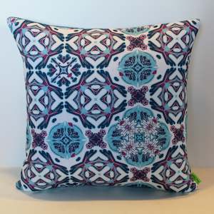 Blue Mosaic - 45cm x 45cm - Cushion Cover