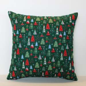 Green Christmas Trees - Cushion Covers - 44cm x 44cm