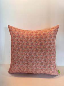 Rouge Chevron - Cushion Cover - 50cm x 50cm