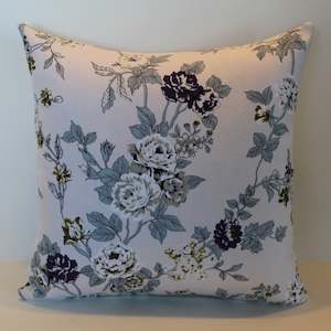 Pillow or cushion: Purple & Creme Roses - Cushion Cover - 46cm x 44cm