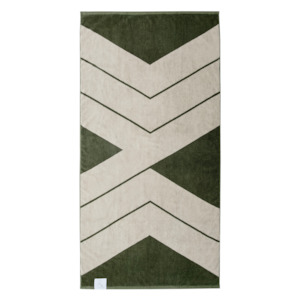 Ranger organic cotton beach towel fern