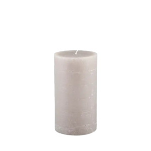 Broste pillar candle 18cm linen