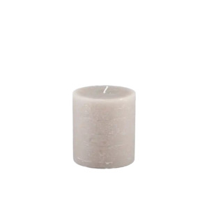 Broste pillar candle 11cm linen