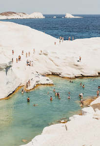 External Sunshine in Milos photographic print