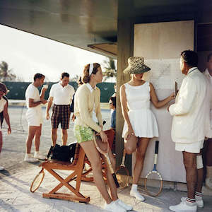 Gift: Slim Aarons 'Tennis in the Bahamas' photographic print