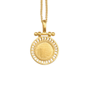 Temple of the Sun Solar necklace gold