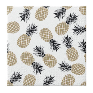 Pineapple paper napkins set of 20