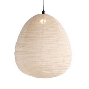 Miami linen pendant shade natural