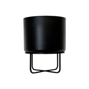 Gift: Asher planter on stand black