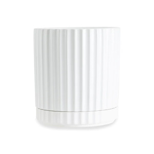 Athens planter XL white