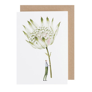 Gift: Astrantia illustration card