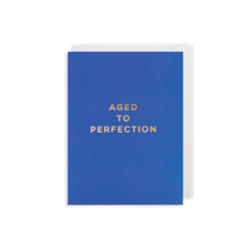 Aged to perfection mini card