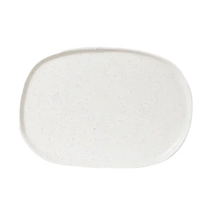 Earth oblong stoneware platter 36cm