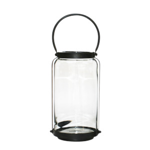 Glass cabin lantern 45cm