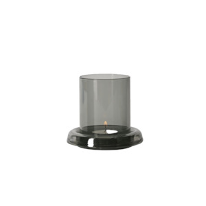 Cascade hurricane lamp smoke small