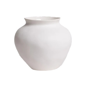 Venus ceramic vase white 18cm