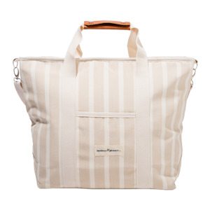 Cooler tote bag natural stripe 42 litres