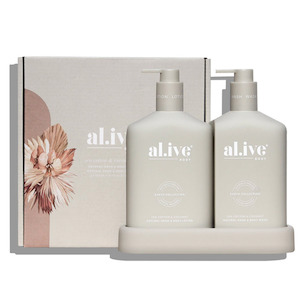 Al.ive wash + lotion duo sea cotton & coconut 500ml