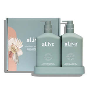 Al.ive wash + lotion duo kaffir lime & green tea 500ml