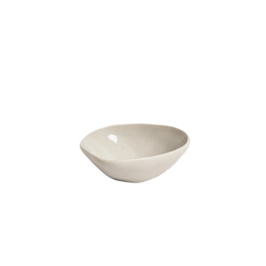 Ceramic organic shaped dish bone 11cm