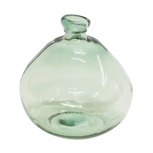 Ambro recycled glass bottle 33cm green