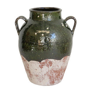 Gift: Textured glazed urn 37cm