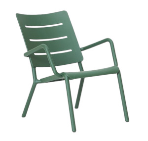 Gift: Otto outdoor lounger chair green