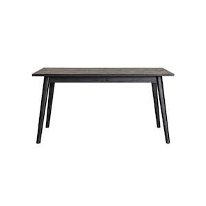 Venetto oak dining table black 180cm