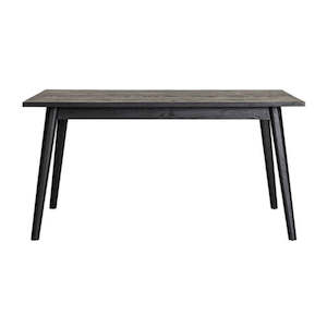 Venetto oak dining table black 220cm