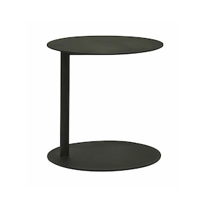 Globewest outdoor aperto side table 40cm black